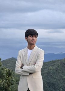 Portrait of Yubraj Pandeya, a young Nepali full-stack developer and digital innovator