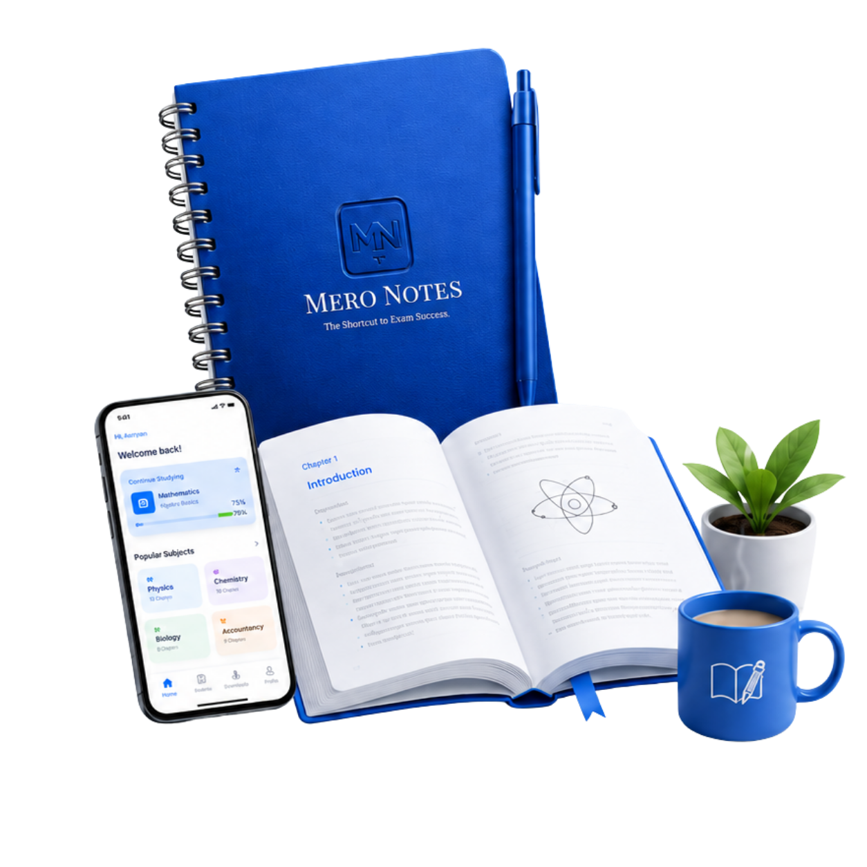 MeroNotes Study Materials - Books, Mobile App, and Notes